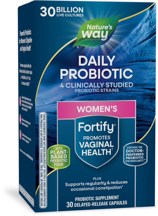 Nature's Way Fortify® Women's , Probioticos 30 Billion, 30 cápsulas
