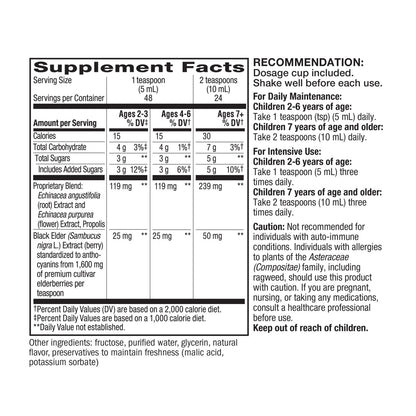 Nature's Way Suplemento Jarabe Sambucus para Niños, 8 fl oz (240 ml)