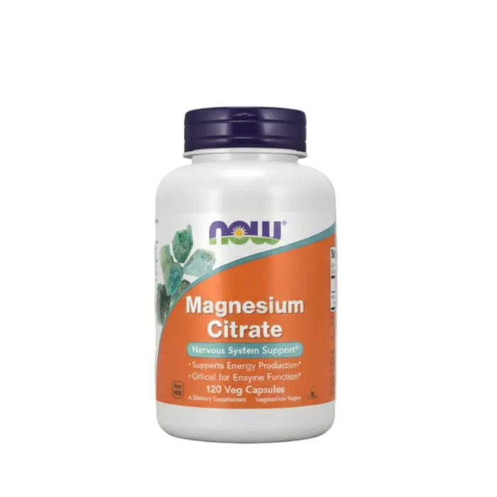Now Suplemento Citrato de Magnesio, 120 capsulas