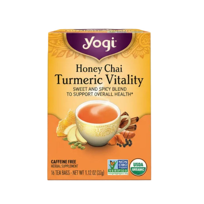 Yogi Tea Infusión Cúrcuma y Miel 16 bolsas de té